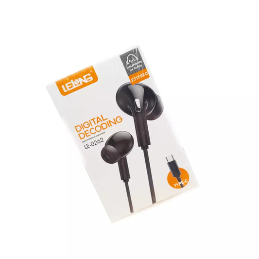 FONE DE OUVIDO COM FIO TIPO C ITBLUE LE0262