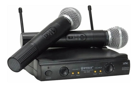 Microfone Onistek Profissional Sem Fio Mc806 Vhf