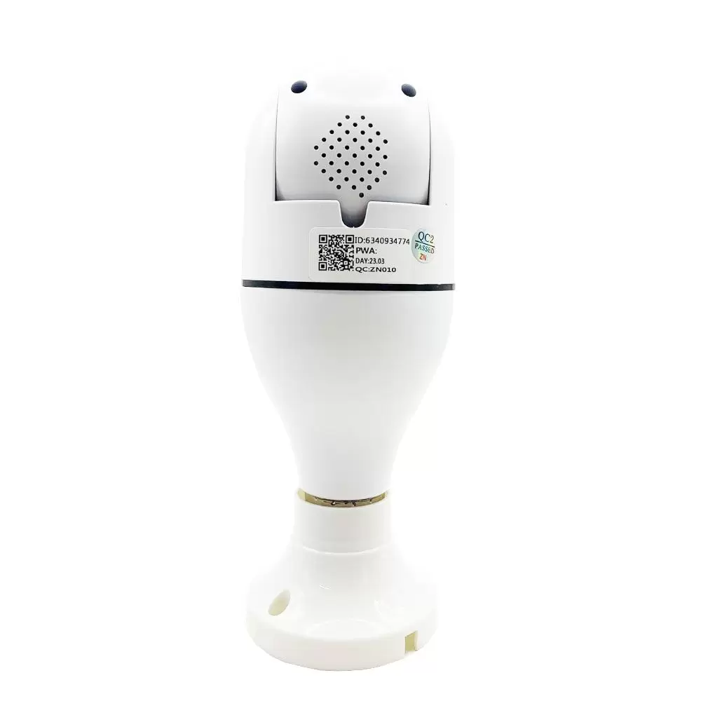 Câmera Lâmpada Wi-fi Smart Y8177 Com Alarme E sensor Presença