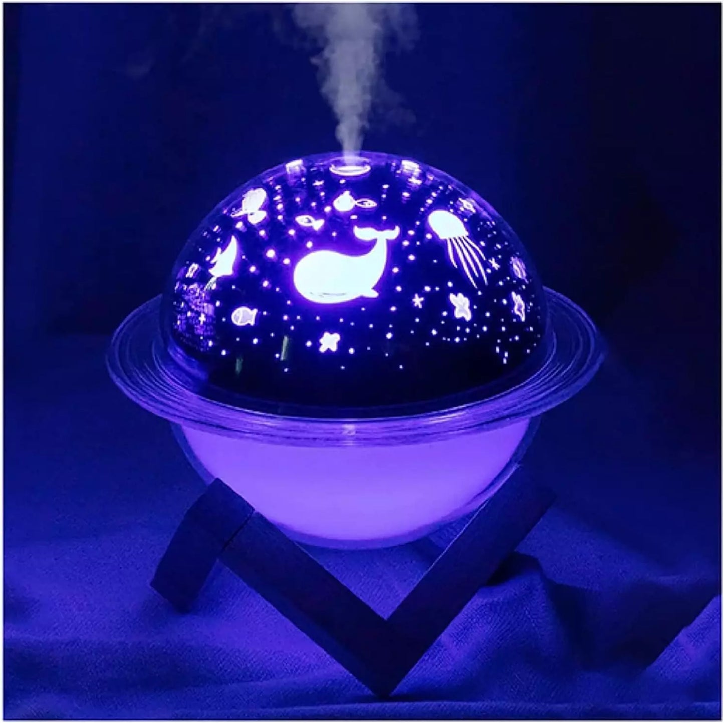 Luminária Umidificador De Ar Lua Estrela Saturno Planeta 3d