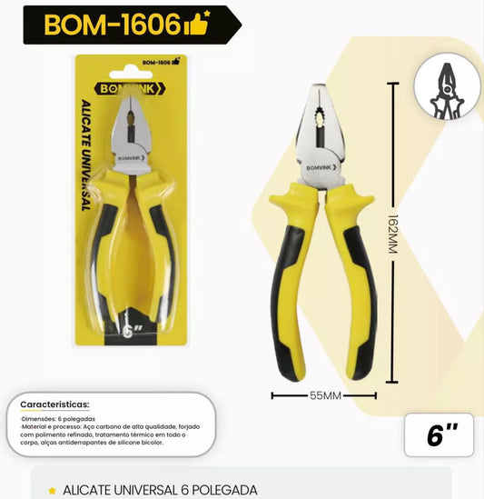 ALICATE UNIVERSAL 6" BOMVINK BOM 1606