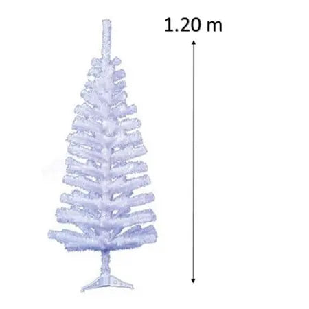 árvore Branca 120cm 120 Galhos Natal RIO MASTER 724