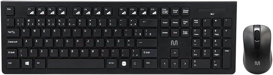 Kit Teclado e Mouse Sem Fio Multi Com Conexão USB - TC212