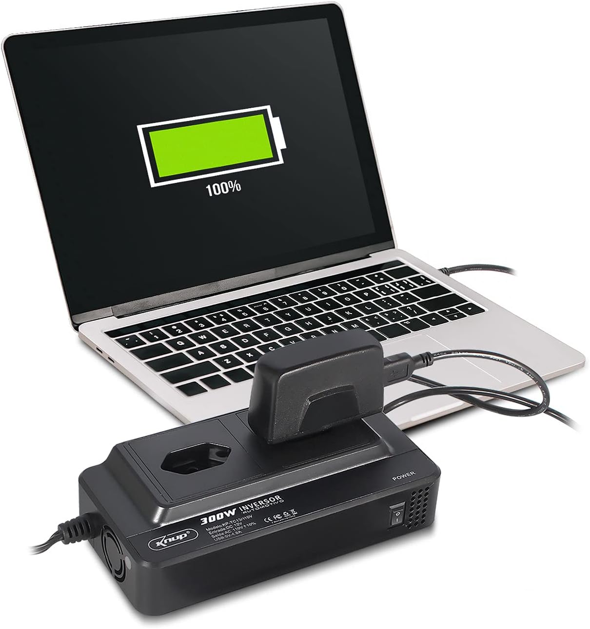 Inversor Tensão 12v 110v Veicular 300w Conversor 4 Porta Usb