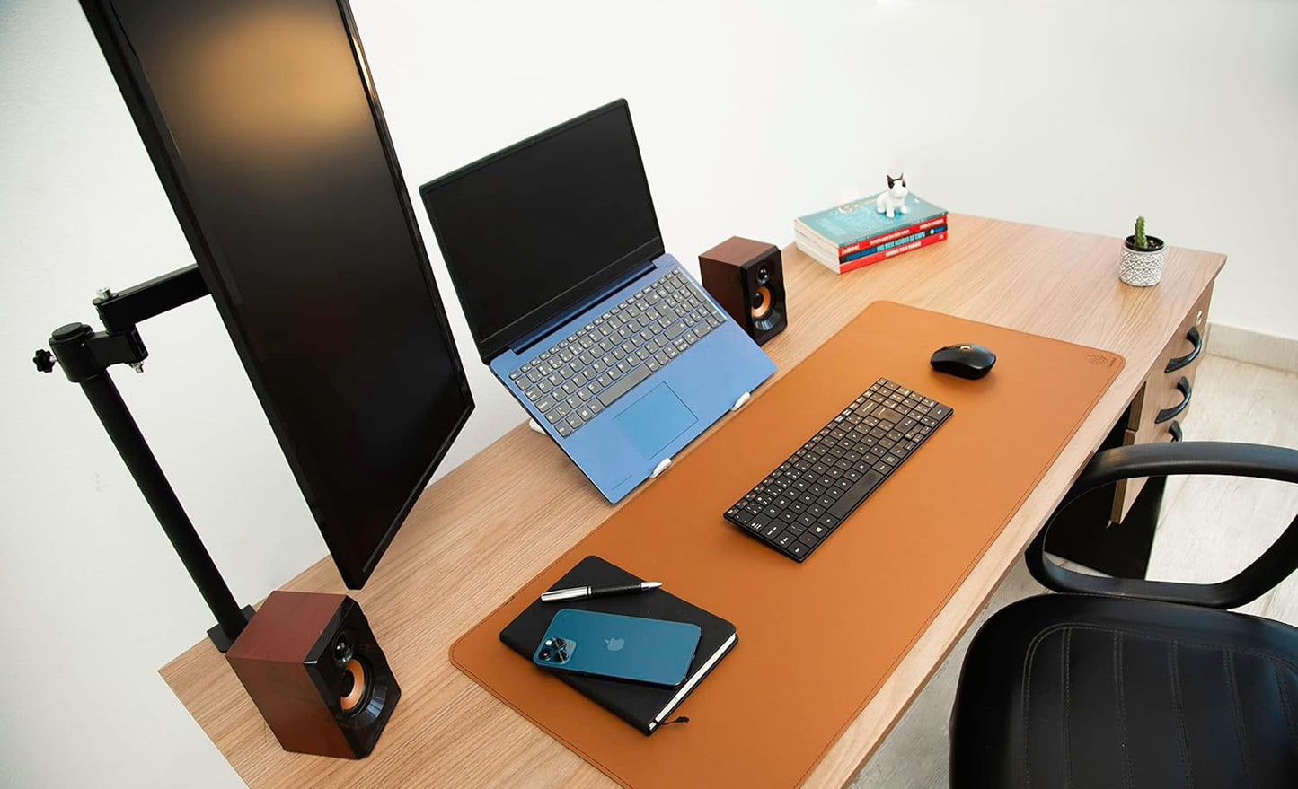 Mousepad Couro 90x40cm Alta Qualidade Escritório Trabalho Tm