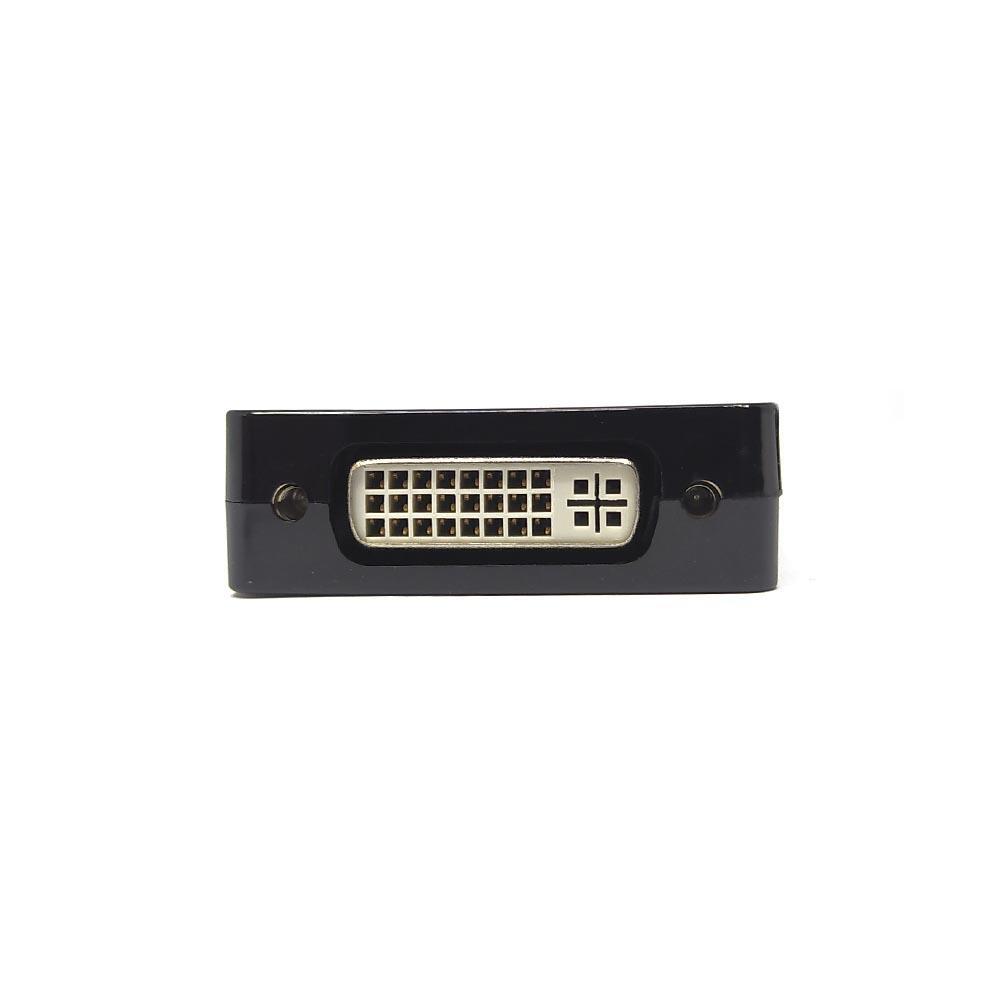Conversor Adaptador Displayport X Hdmi, Vga, Dvi 3 Em 1