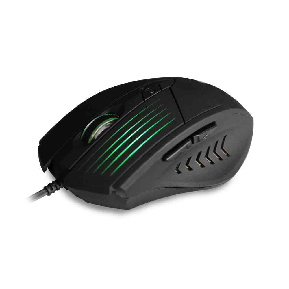 Mouse C3 Tech Gamer Mg-10BK 2400DPI 6B USB Led - Preto