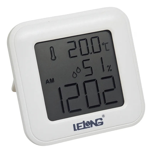 Relógio Digital De Mesa Com Despertador, Temperatura Umidade