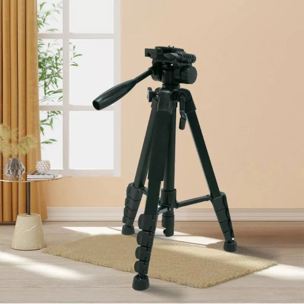 Tripe Profissional 206cm Câmera Suporte Celular Bolsa