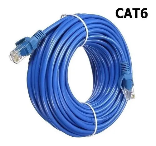 Cabo De Rede Cat6 10 Metros Ethernet Lan Giga 10/1000 shinka