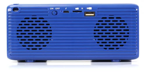 Rádio Relógio Portátil Bluetooth Caixa De Som