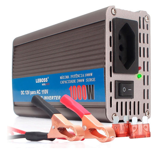 Inversor Tensão 12v 110v 1000w Leboss Lb521a Transformador