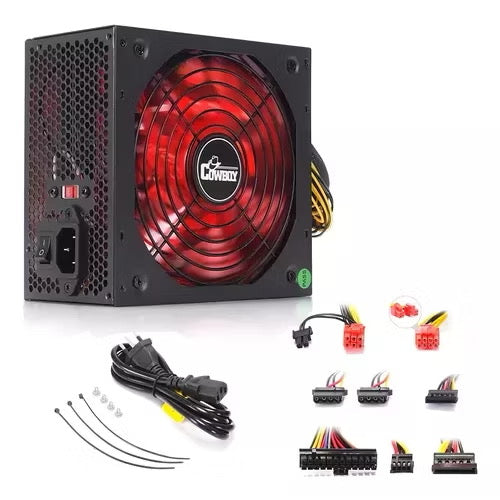 FONTE ATX GAMER 600W REAL COWBOY KNUP KP535