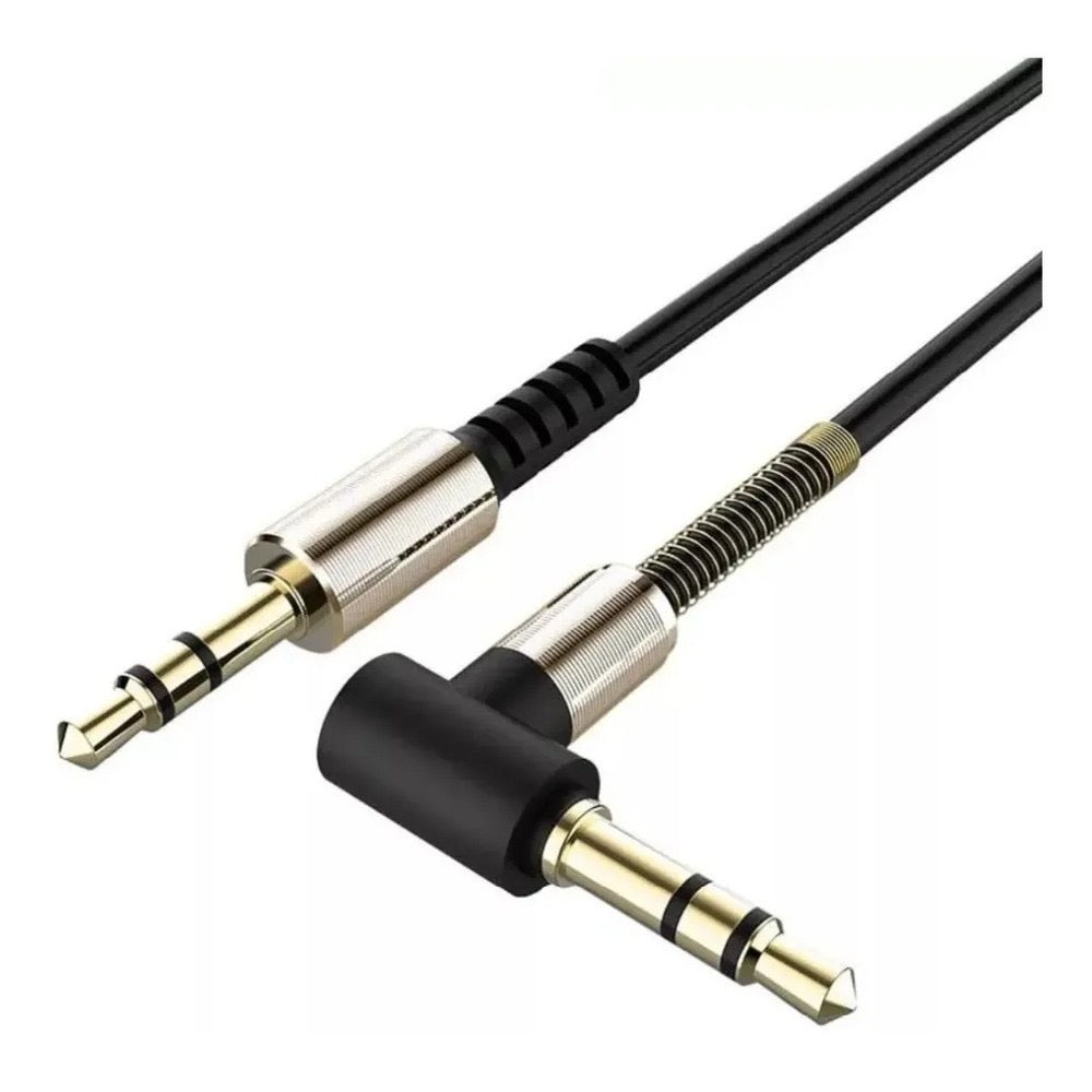 Cabo Auxiliar P2 X P2 Espiral Stereo Mp3 Mp4 Fio de mola