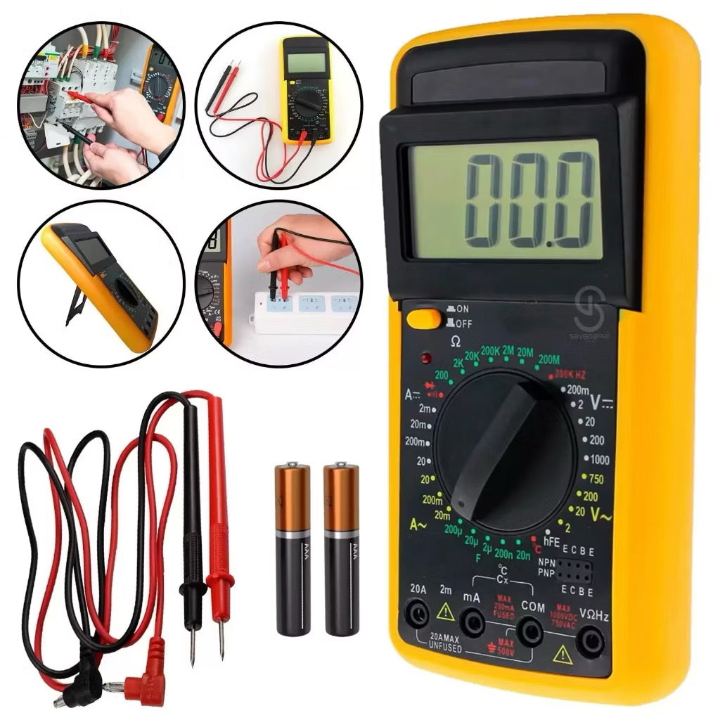 Multimetro Capacímetro Digital Profissional Portátil BOM-6007