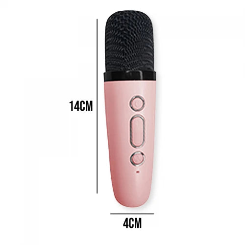 Mini Caixa de Som 20W Com Microfone Sem fio Alterador de Voz KA-8072