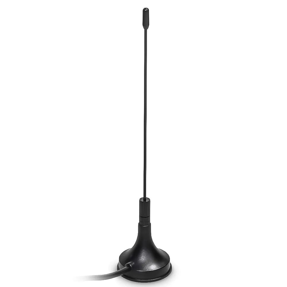 Mini Antena Interna para TV Digital HDTV UHF VHF Cabo Coaxial 1,5 Metro