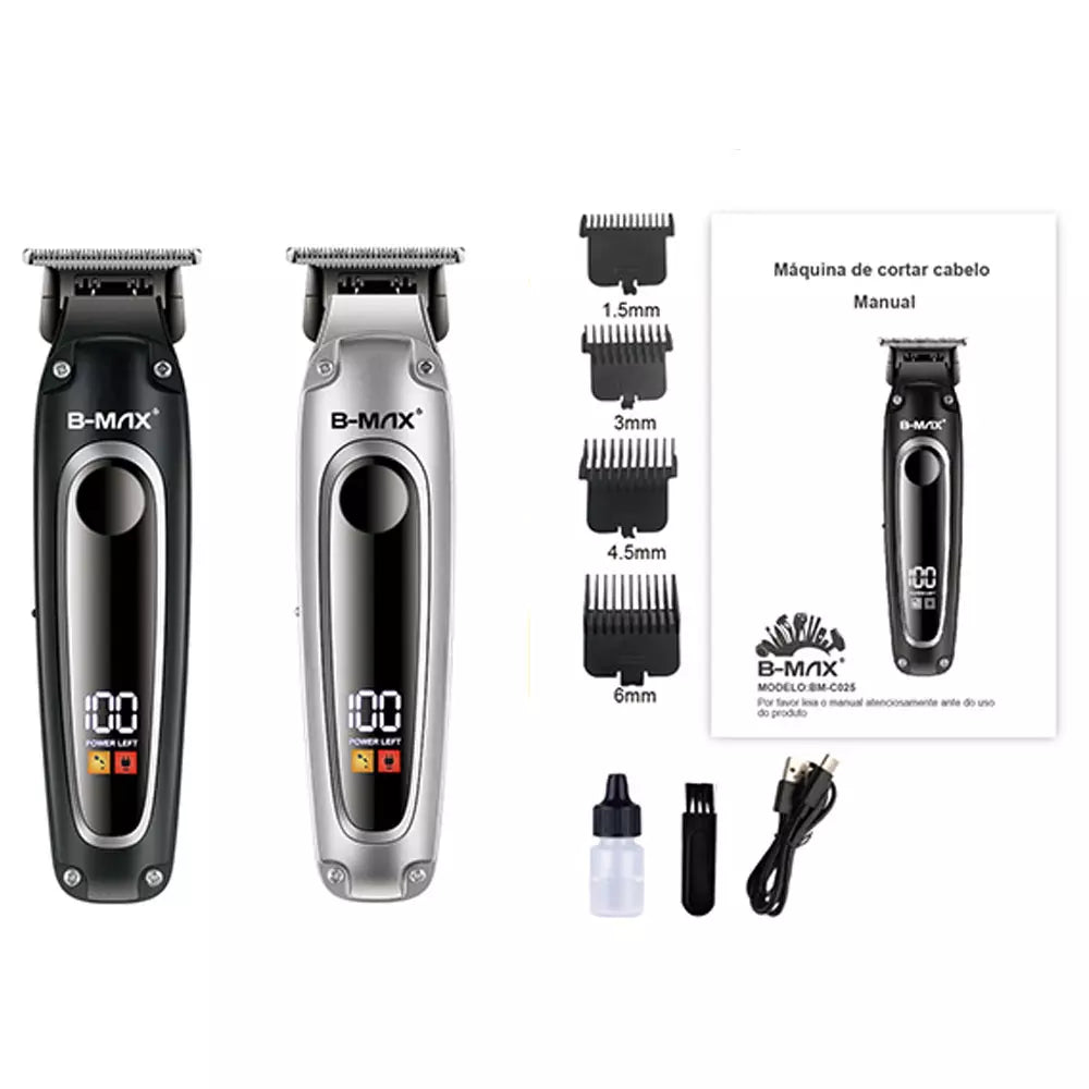 MÁQUINA DE CORTAR CABELO RECARREGÁVEL BMAX BMC025