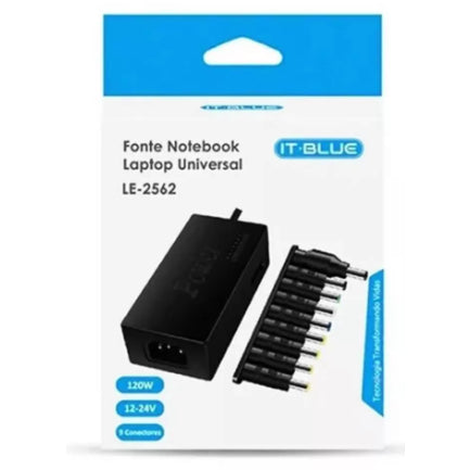 Fonte Carregador Universal Notebook Laptop Computador IT BLUE LE-2562