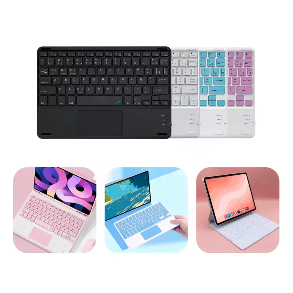 Teclado Bluetooth Inteligente TOUCH Portátil Tablet Celular Notebook Computador Altomex AL-313