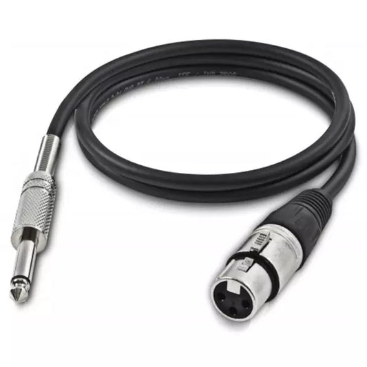 CABO MICROFONE P10 PARA CANON XLR FEMEA 3 METROS TOMATE MCB014