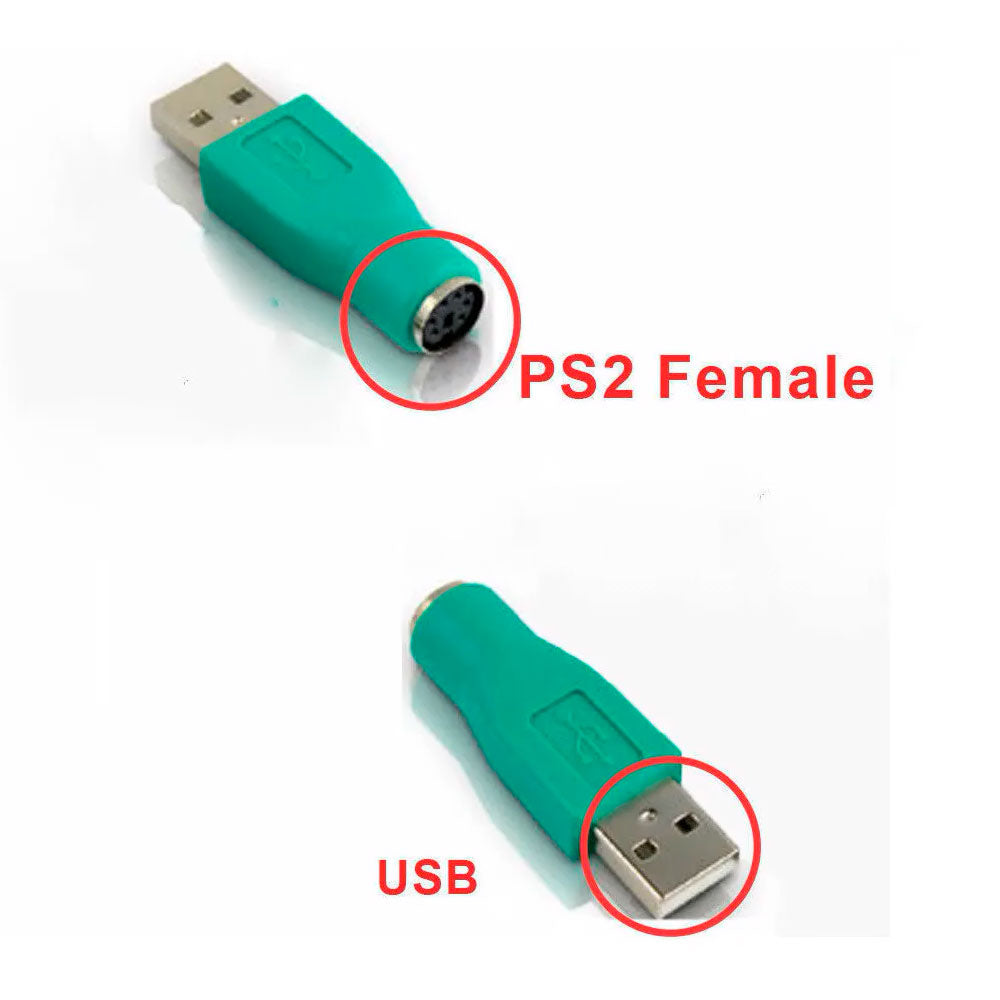 Conector Adaptador PS2 X Usb Macho Le-5520 It-Blue