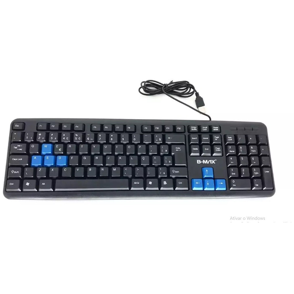 Teclado Com Fio teclas silenciosas BM T01 B-MAX