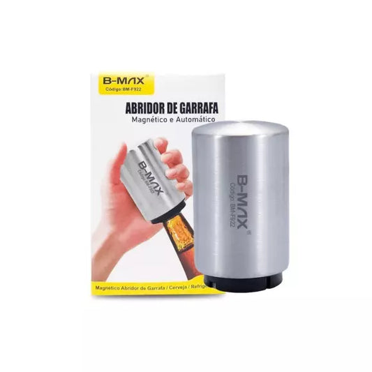 ABRIDOR DE GARRAFAS MAGNÉTICO E AUTOMÁTICO B-MAX BMF922