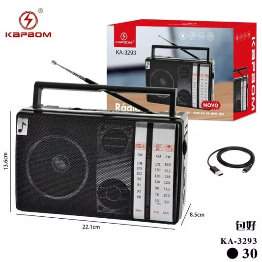 RADIO AM FM USB KAPBOM KA3293