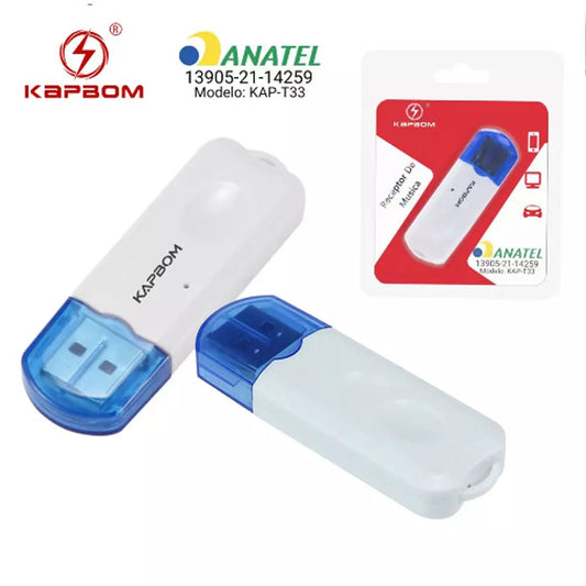 ADAPTADOR DONGLE BLUETOOTH PARA CARRO KAPBOM KAPT33