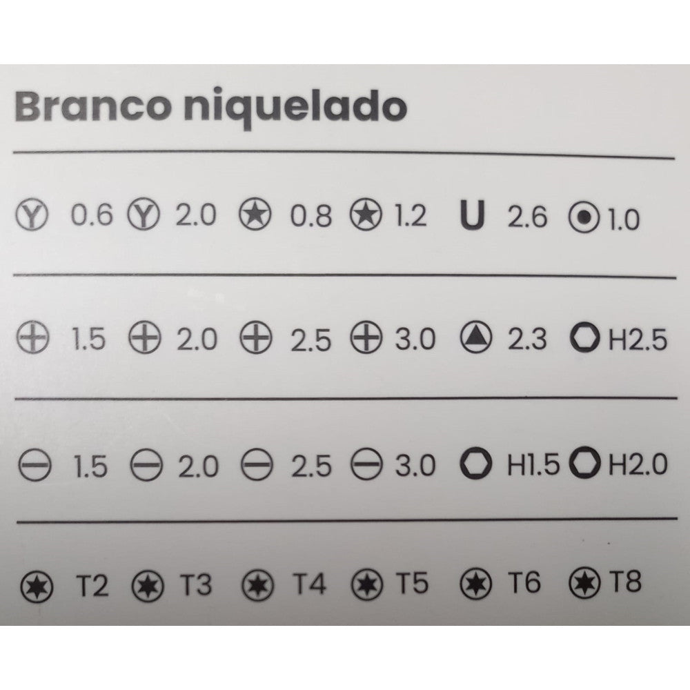 Kit Chaves Profissional Multifunção Bom 3107 Bomder