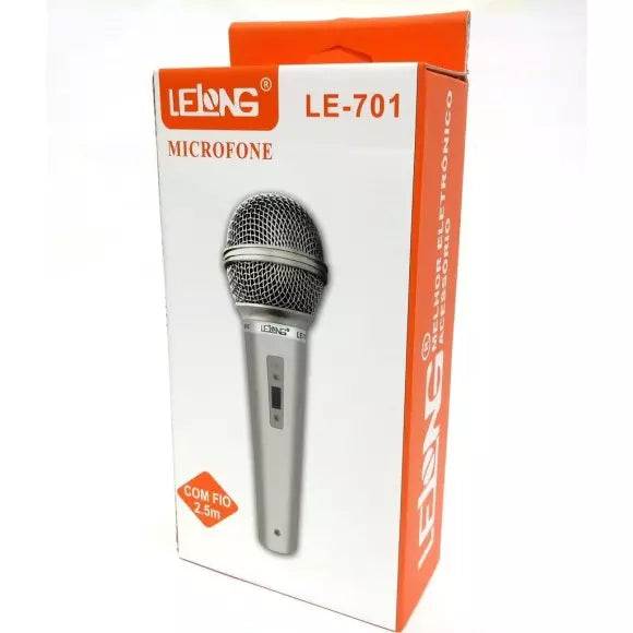 MICROFONE COM FIO LELONG LE701