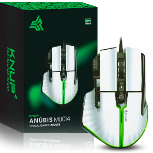 Mouse Gamer Anúbis Usb 7200 DPI e Led RGB - KP- MU 014