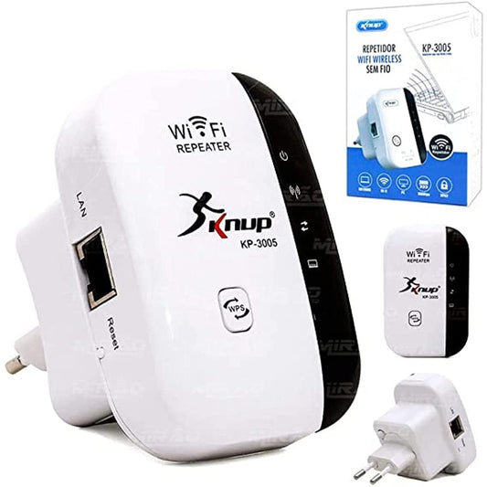 Repetidor de WIFI Wireless Sem fio 300M Knup KAX331