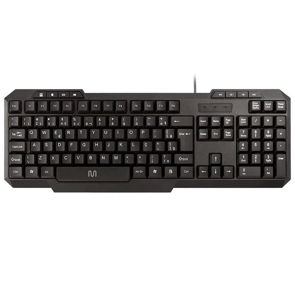 Teclado Com Fio Slim Multi Resistente à Água Conexão USB - TC206 - TM100