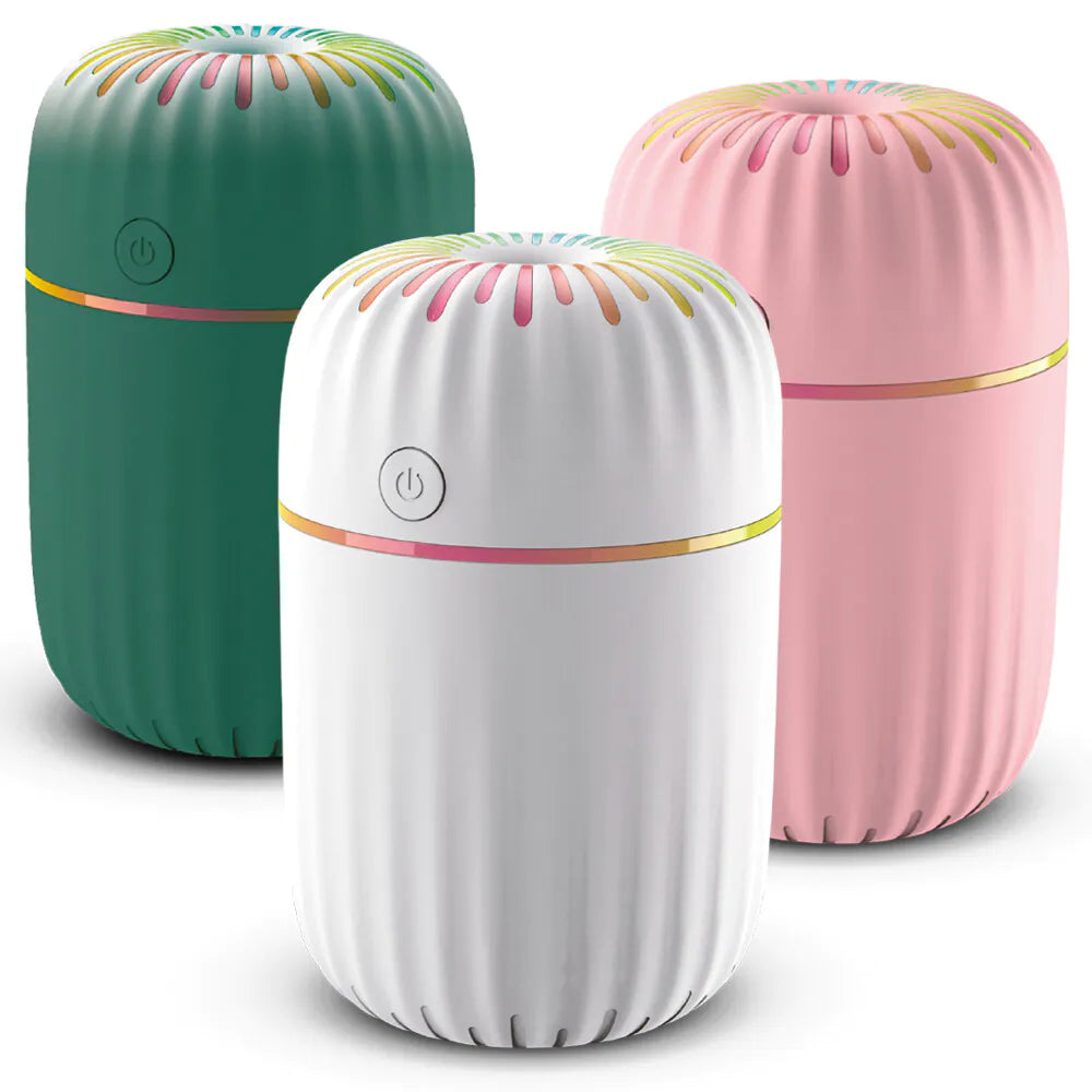 Umidificador de Ar 300ml Led Ambiente e Aromas ONISTEK - ON-UM620