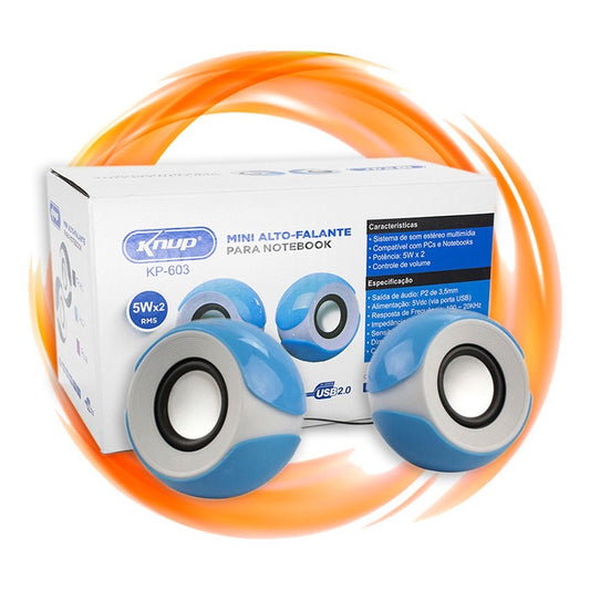 Caixa de Som para PC/Notebook KP-603 - Knup
