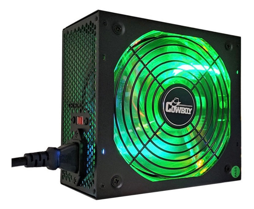 Fonte Atx 500w Reais Gamer Silenciosa Para Pc Bivolt 24pinos kp534