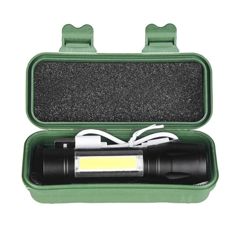 Mini Lanterna Tática Led Recarregável Usb