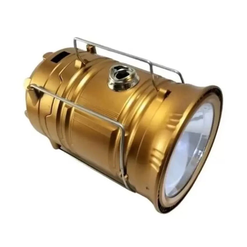 Lampião Solar Led USB Lanterna Bateria Recarregável Retrátil LK-5800 - LUATEK