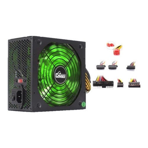Fonte Atx 500w Reais Gamer Silenciosa Para Pc Bivolt 24pinos kp534