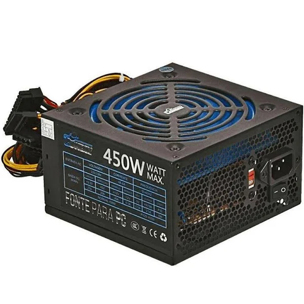 Fonte de alimentação ATX para PC 450W Knup Cowboy KP533 110V/230V