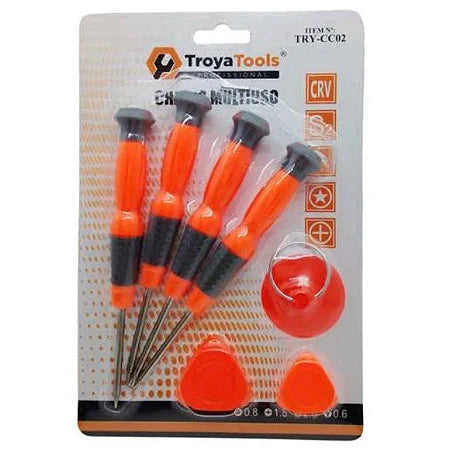Kit Chaves De Precisão 7 Peças Troya Tools TRY-CC02