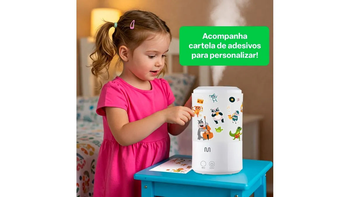 Umidificador e Aromatizador de Ar Multilaser Pure Air 3L