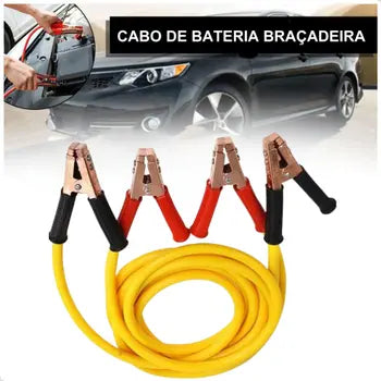 CABO DE CARGA P/ BATERIA CARRO 800AMP BOMDER BOM1802