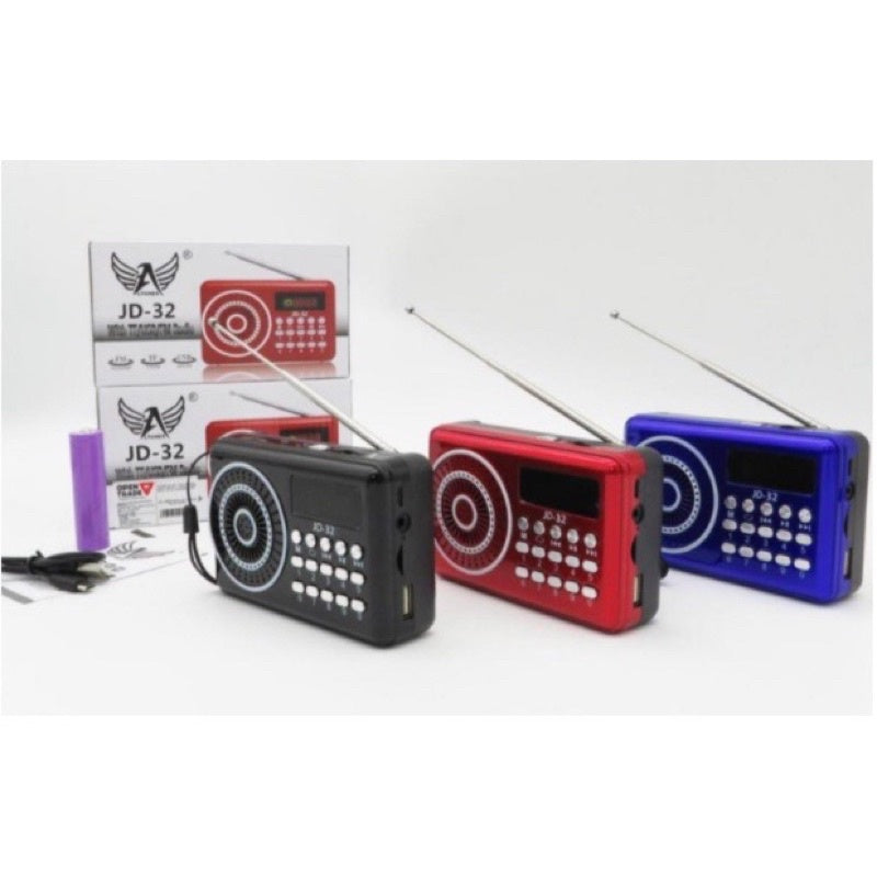 Caixa de som Bluetooth Rádio FM Portátil com Display Kapbom - KA-31