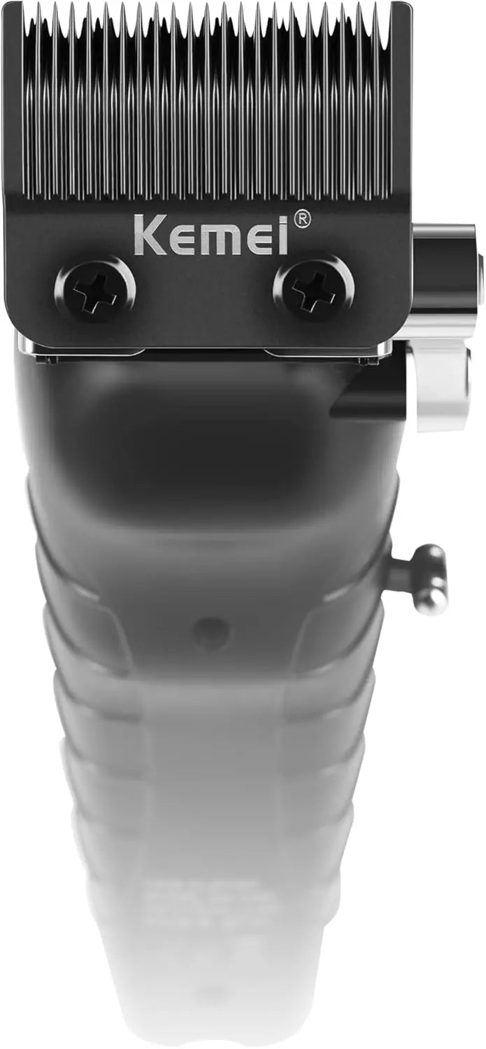 Maquina de Cortar Cabelo E Acabamento Profissional Sem Fio Recarregável Km-2296