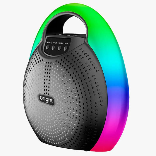 Caixa de Som Amplificada Bright, Color Drip, 100W, Speaker 6.5, Bateria 1500mAh, RGB, Preto - C11