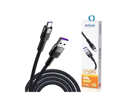 CABO V8 MICRO USB 2.4A TURBO 1MT EXBOM (CBX-U2C15V8)
