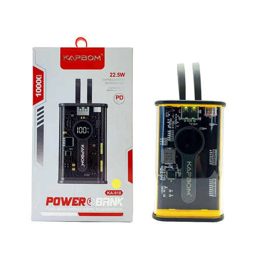 Carregador Portátil Power Bank 10.000 Turbo 22w ka918